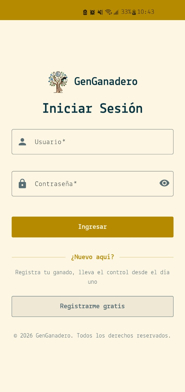 GenGanadero en celular